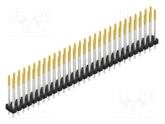 Connector: pin strips; pin header; male; PIN: 58; 2.54mm; THT; 2x29