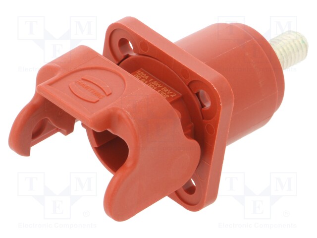 Socket; DC supply; Han® S,Han® S 120; male; PIN: 1; swivel; screw