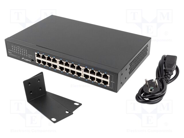 Switch Ethernet; Gigabit Ethernet; PnP,LED status indicator