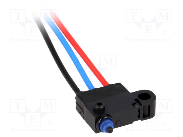 Microswitch SNAP ACTION; without lever; SPDT; 0.1A/125VAC; Pos: 2