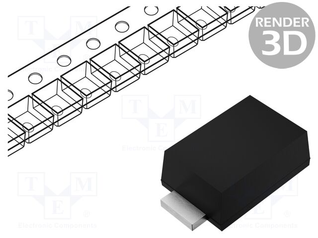 Diode: rectifying; SMD; 1kV; 1A; subSMA; reel,tape