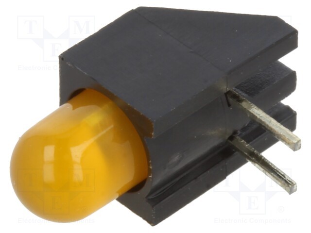 LED; amber; 5mm; No.of diodes: 1; 20mA; Lens: diffused; 45°; 2÷2.8V