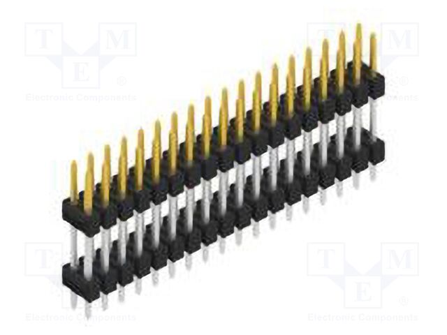 Connector: pin strips; pin header; male; PIN: 36; 2.54mm; THT; 2x18
