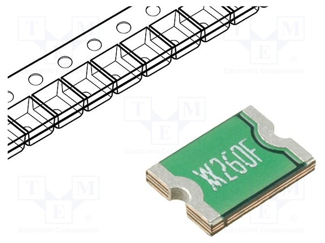 Fuse: PTC polymer; 2.6A