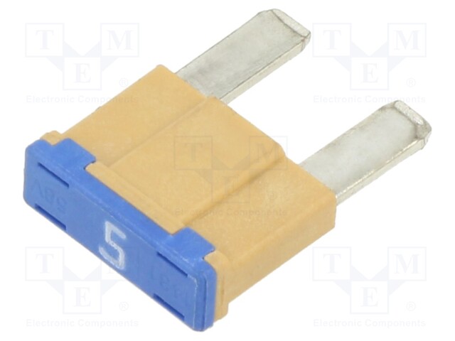 Fuse: fuse; 5A; 58VDC; automotive; 11.8mm