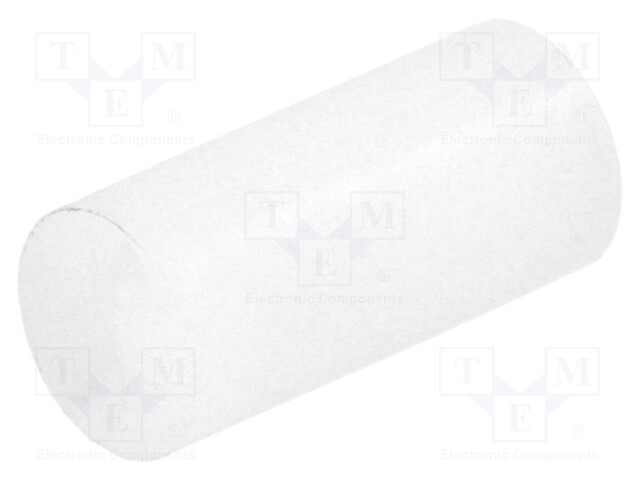 Spacer sleeve; LED; Øout: 5mm; ØLED: 5mm; L: 10.5mm; natural; UL94V-2