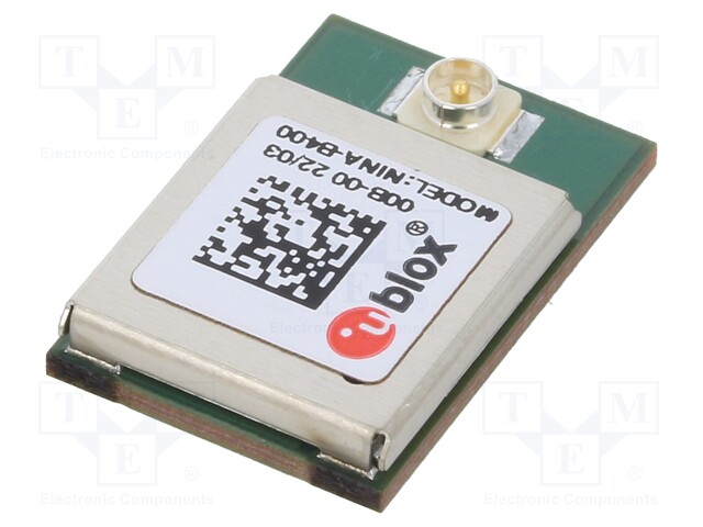 Module: Bluetooth Low Energy; u.FL; SMD; Dim: 10x15x2.2mm; 1.4Mbps