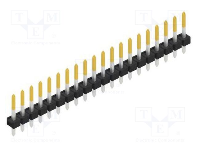 Connector: pin strips; pin header; male; PIN: 20; 2.54mm; THT; 1x20