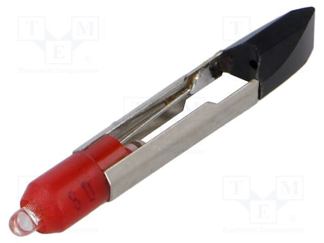 LED lamp; red; T6,8; 24VDC; 24VAC; No.of diodes: 1