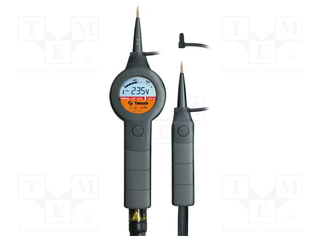 Tester: electrical; LCD; VAC: 24÷500V; VDC: 24÷500V; IP65