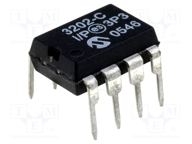 A/D converter; Channels: 2; 12bit; 100ksps; 2.7÷5.5V; DIP8