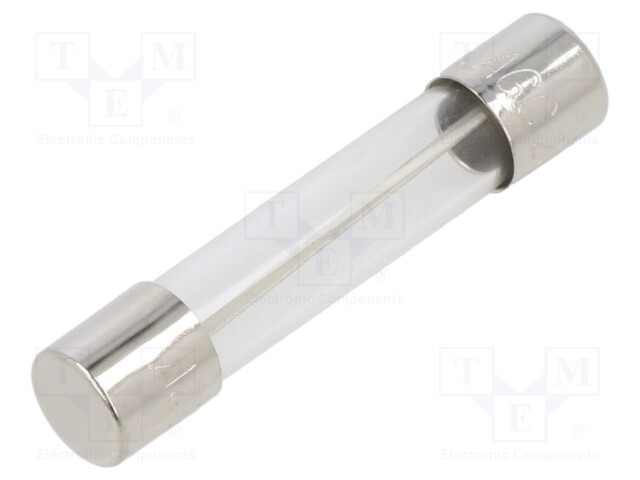 Fuse: fuse; quick blow; 20A; 32VAC; cylindrical,glass; 6.3x32mm