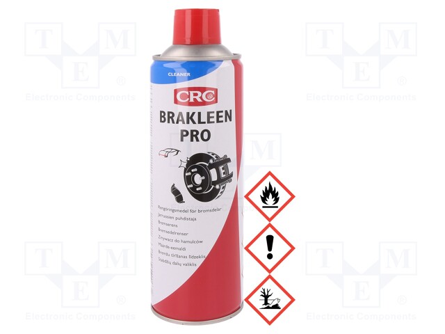 Cleaning agent; BRAKLEEN; 500ml; spray; can; degreasing