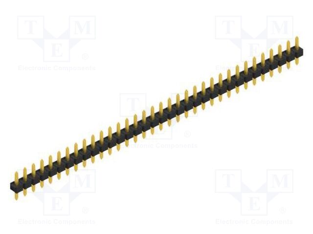 Connector: pin strips; pin header; male; PIN: 34; 2.54mm; THT; 1x34