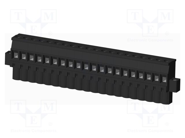 Connector: pluggable terminal block; plug; female; angled 90°