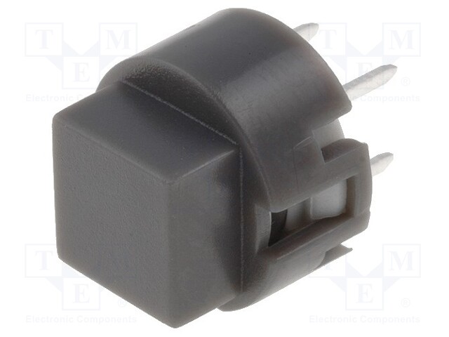 Switch: keypad; Pos: 2; SPST-NO; 0.01A/35VDC; grey; Mounting: THT
