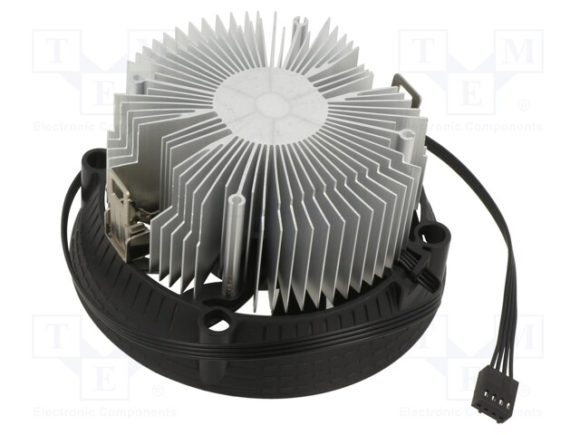 Heatsink: extruded; 12VDC; aluminium; 87.2m3/h; H: 63mm; W: 120mm