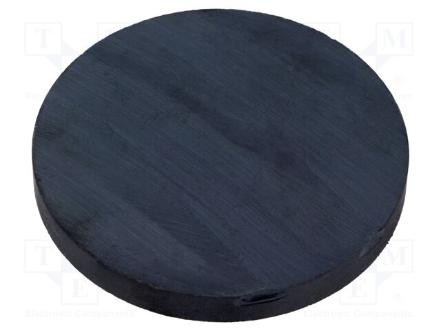 Magnet: permanent; hard ferrite; 30N; Ø: 72mm; H: 8mm