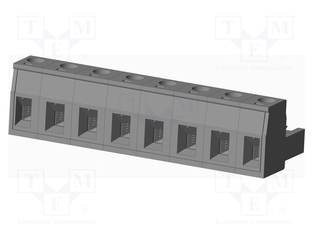Connector: pluggable terminal block; plug; female; straight; grey