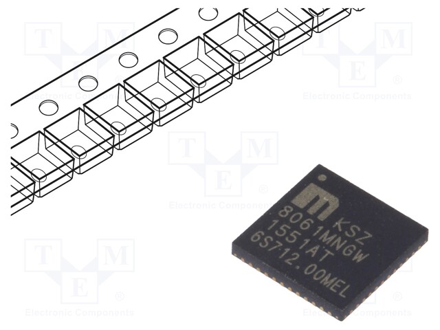 IC: transceiver; 10/100Base-T; MII,PHY,RMII; VQFN48; 3.135÷3.465V