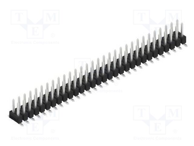 Connector: pin strips; pin header; male; PIN: 60; 2.54mm; SMT; 2x30