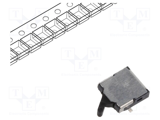 Switch: detecting; Pos: 2; SPST; 0.01A/5VDC; Leads: for PCB; 500mΩ