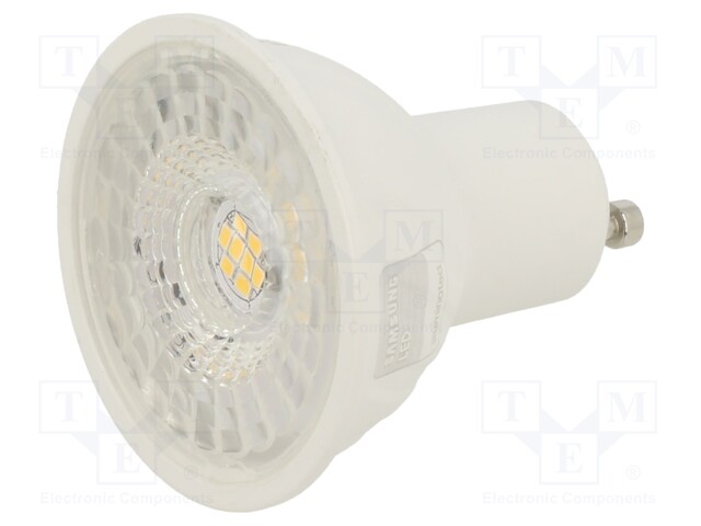 LED lamp; neutral white; GU10; 220/240VAC; 445lm; P: 6W; 110°; 4000K