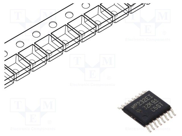 IC: interface; transceiver; full duplex,RS232; 250kbps; TSSOP16