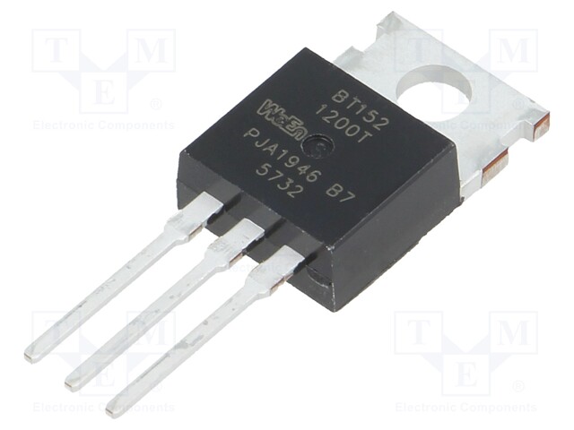 Thyristor; 1.2kV; 20A; 31A; 35mA; Package: tube; THT; TO220AB