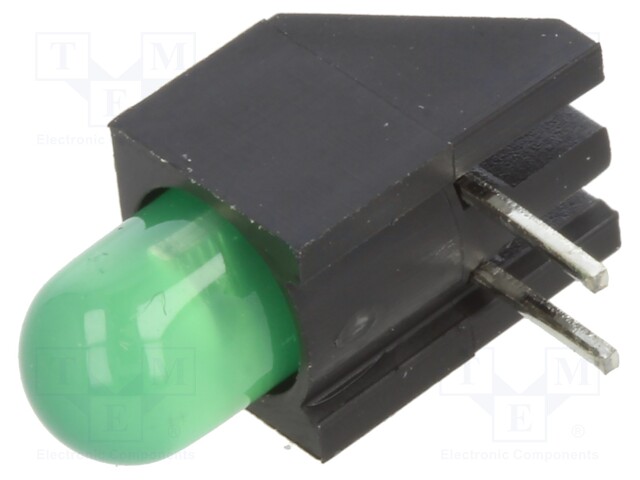 LED; green; 5mm; No.of diodes: 1; 2mA; Lens: diffused; 45°; 2.1÷2.6V