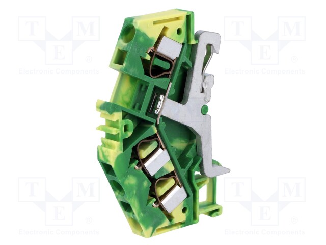 Splice terminal: rail; 0.08÷4mm2; ways: 1; terminals: 3; 800V; 32A