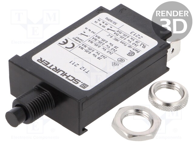 Circuit breaker; 15A