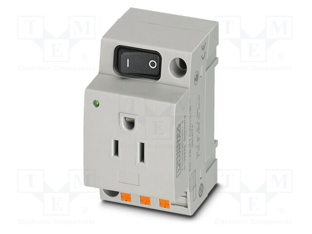 Connector: AC supply; socket; female; 15A; PIN: 3; push-in; 6mm2