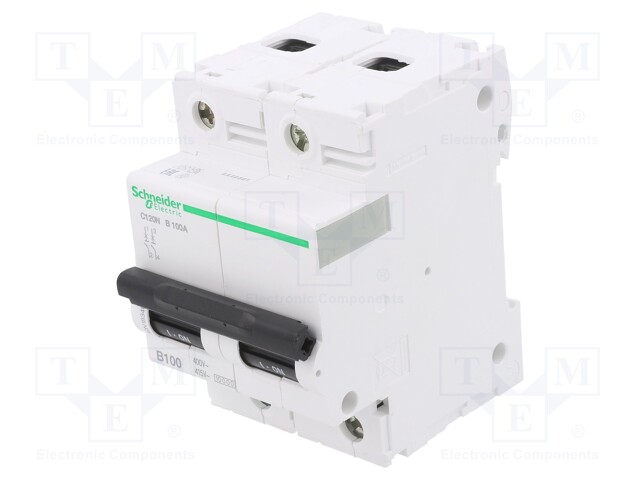 Circuit breaker; 230/400VAC; Inom: 125A; Poles: 2; DIN; Charact: B