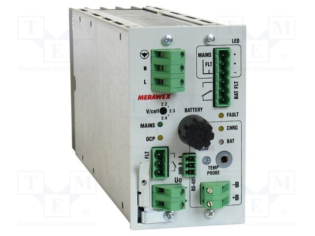 Power supply: buffer; modular; 600W; 24VDC; 66x111x262mm; 24A; IP20