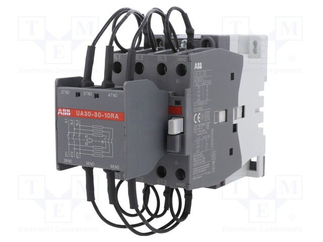 Contactor: 3-pole; NO x3; Auxiliary contacts: NO; 230÷240VAC; DIN