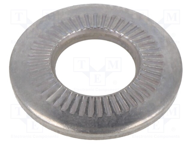 Washer; internally serrated; M8; D=18mm; h=2.35mm; BN 85460