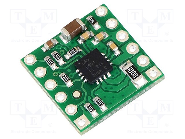 DC-motor driver; DRV8801; 50kHz; PWM; 1A; Uin mot: 8÷36V