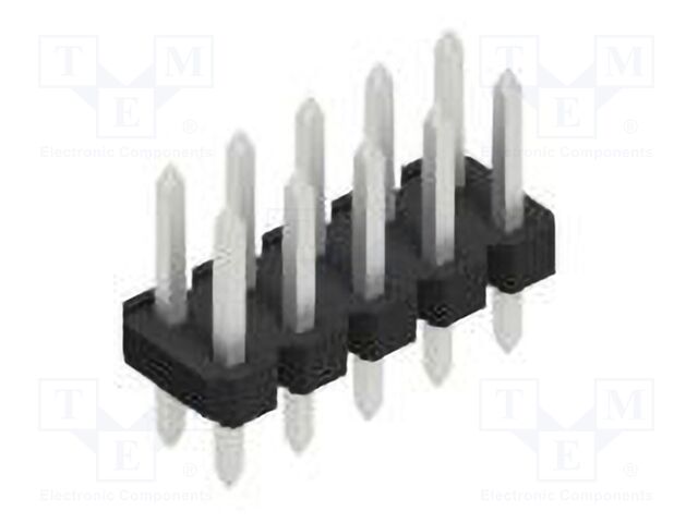 Connector: pin strips; pin header; male; PIN: 10; 2.54mm; THT; 2x5