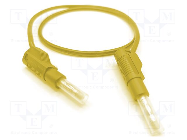 Test lead; 32A; banana plug 4mm,both sides; Urated: 600V; Len: 2m