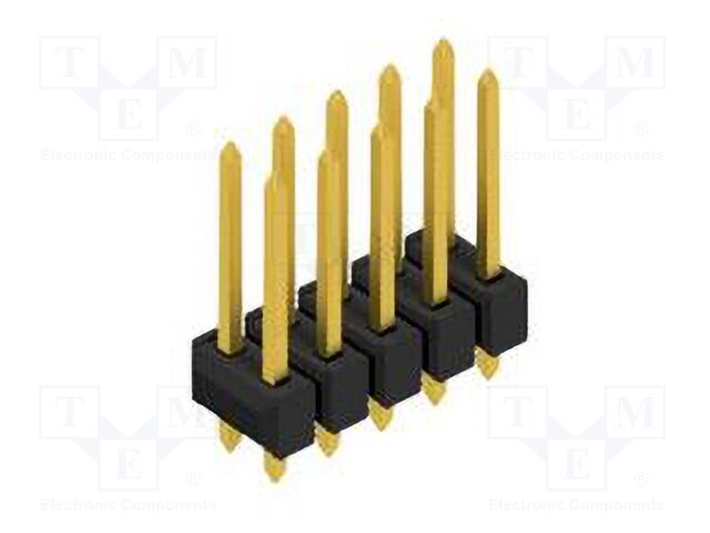 Connector: pin strips; pin header; male; PIN: 10; 2.54mm; THT; 2x5
