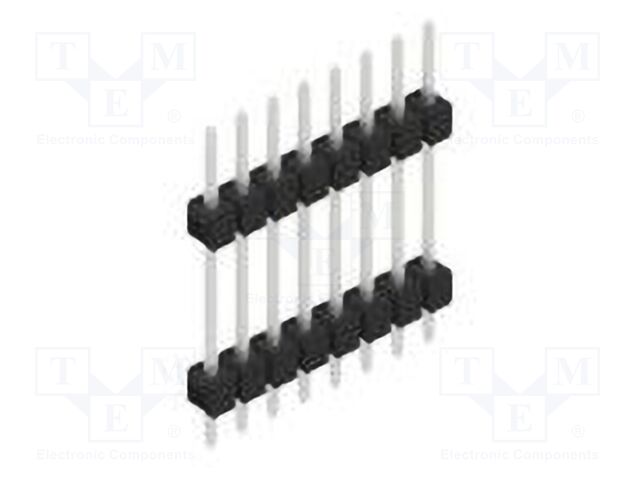 Connector: pin strips; pin header; male; PIN: 8; 2.54mm; THT; 1x8