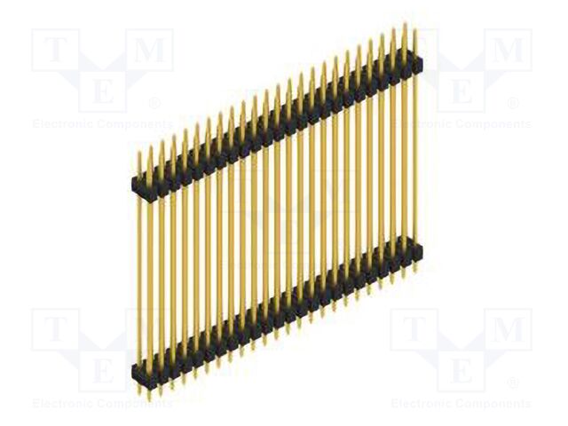 Connector: pin strips; pin header; male; PIN: 48; 2.54mm; THT; 2x24