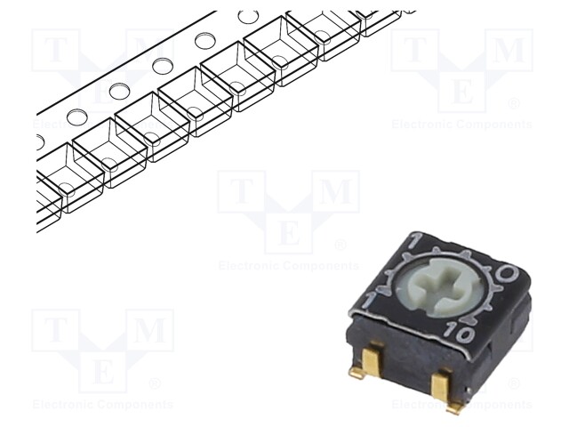 Potentiometer: mounting; single turn; 5kΩ; 125mW; SMD; ±20%; linear