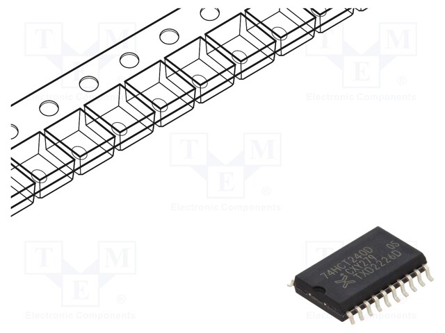 IC: digital; 3-state,8bit,buffer,octal,inverting,line driver