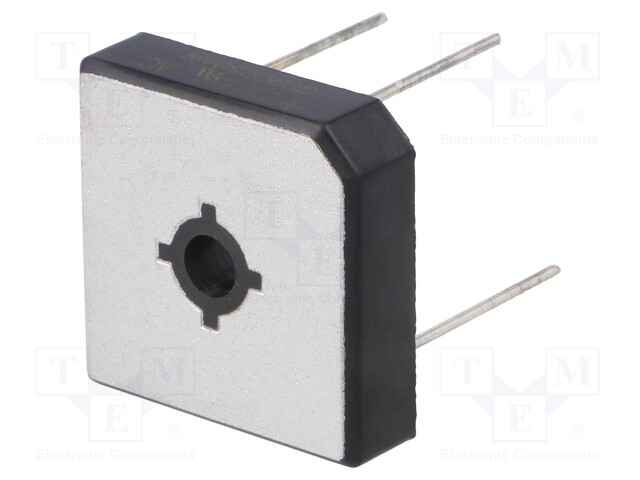 Single-phase bridge rectifier; Urmax: 400V; If: 25A; Ifsm: 350A