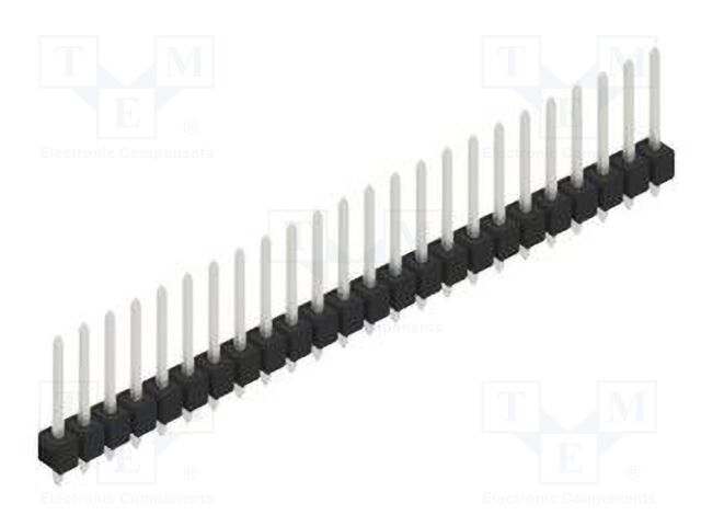 Connector: pin strips; pin header; male; PIN: 24; 2.54mm; THT; 1x24