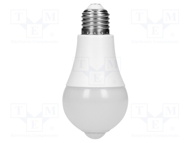 LED lamp; E27; 230VAC; 1480lm; 12W; 360°; 4000K; CRImin: 80; 6m
