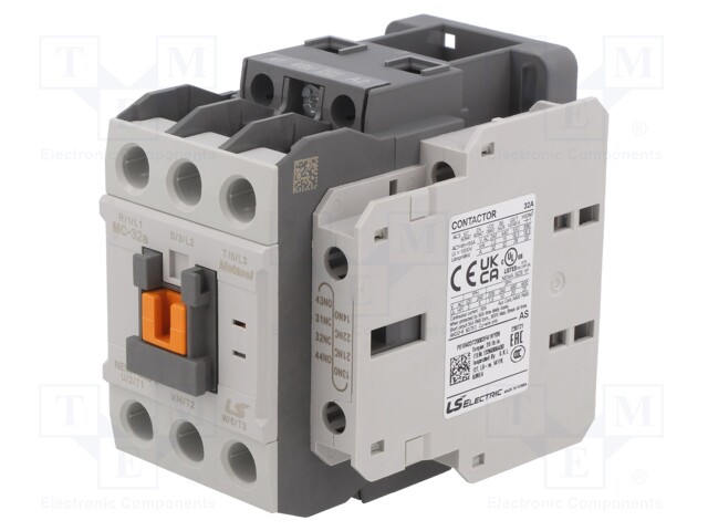 Contactor: 3-pole; NO x3; Auxiliary contacts: NO + NC; 48VAC; 32A