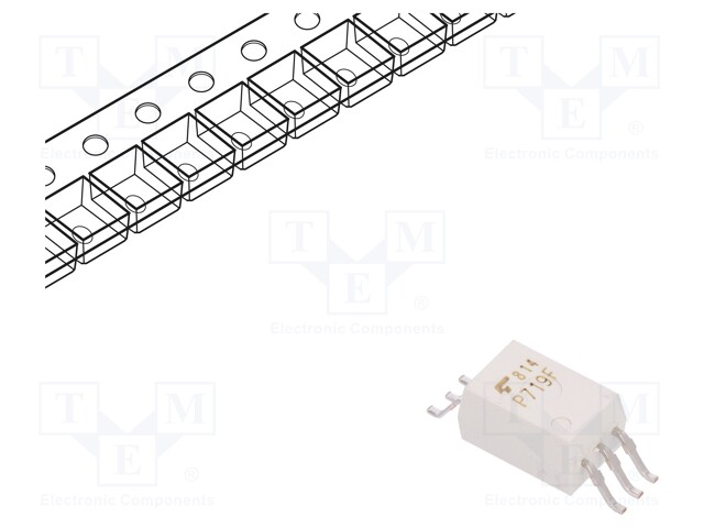 Optocoupler; SMD; Channels: 1; Out: open collector; 5kV; 1Mbps